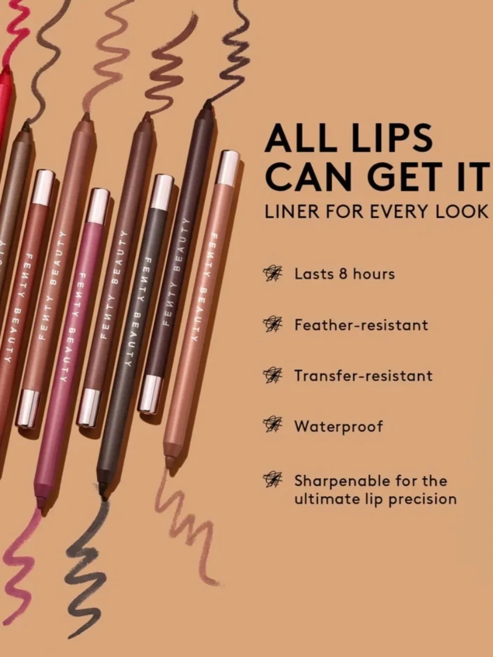 Fenty Beauty Plush Matte Lip Liner - Deep Plum
